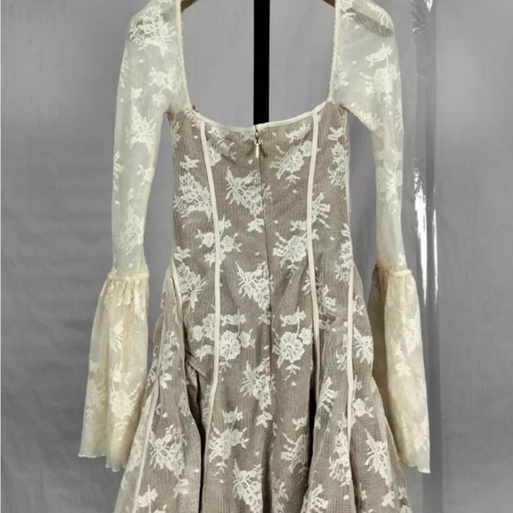 Analissa Long Sleeve Lace Minidress - Picture 5 of 6